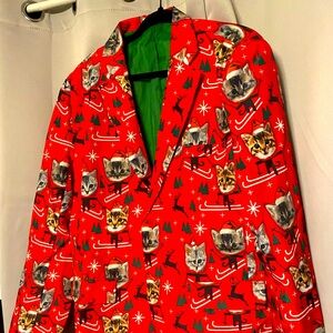 Fun men’s blazer for holiday party